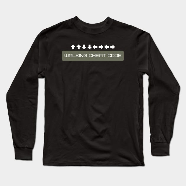 Cheat Code Long Sleeve T-Shirt by WhyWaitArtHouse